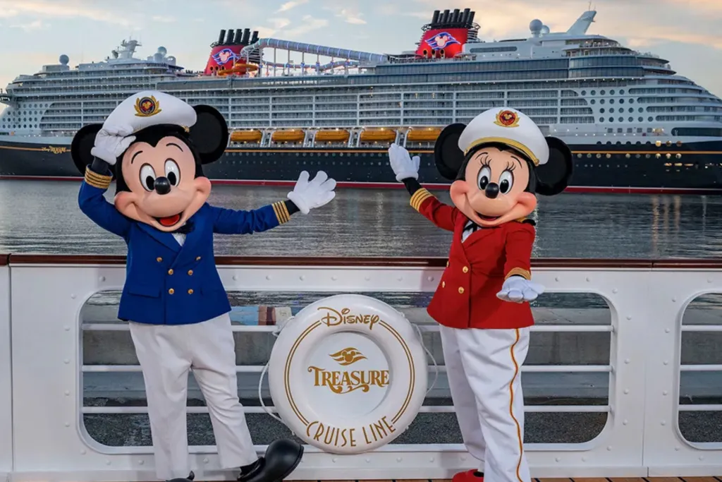 Disney Cruise Line ship at sea