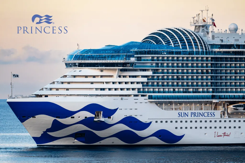 Princess Cruise Line ship at sea