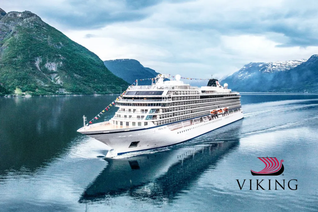 Viking Cruise Line ship at sea